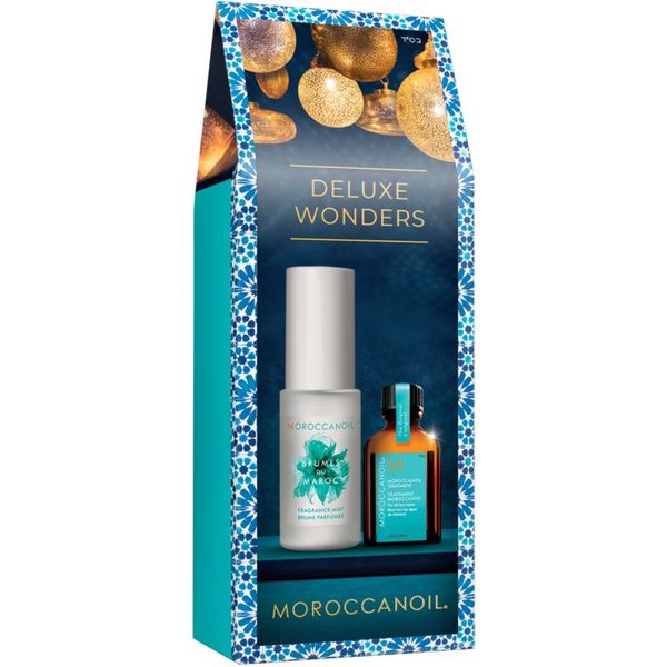 Moroccanoil Moroccanoil Deluxe Wonders Set darilni set (za telo in lase) za ženske