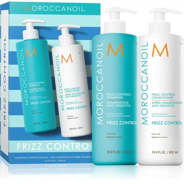 Moroccanoil Moroccanoil Frizz Control Shampoo & Conditioner Duo set proti krepastim lasem