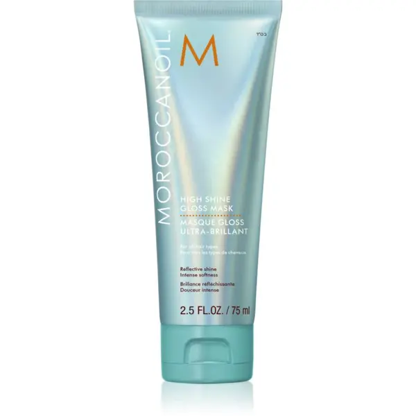 Moroccanoil Moroccanoil High Shine Gloss Mask hranilna maska za gladke in sijoče lase z arganovim oljem 75 ml