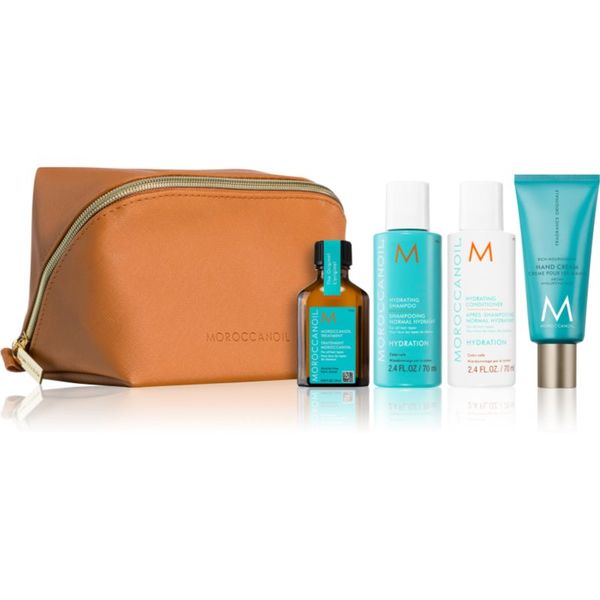 Moroccanoil Moroccanoil Hydration Potovalni set za prehrano in hidracijo kozmetična torbica 1 kos