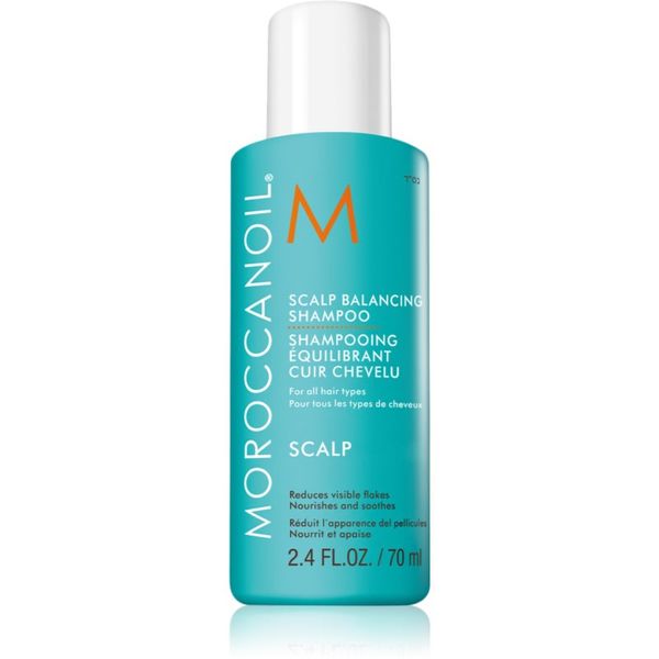 Moroccanoil Moroccanoil Scalp Balancing Shampoo pomirjujoči šampon za mastne lase proti prhljaju 70 ml