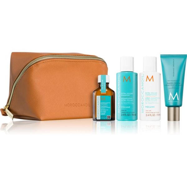 Moroccanoil Moroccanoil Volume potovalni set za kozmetiko 4 kos