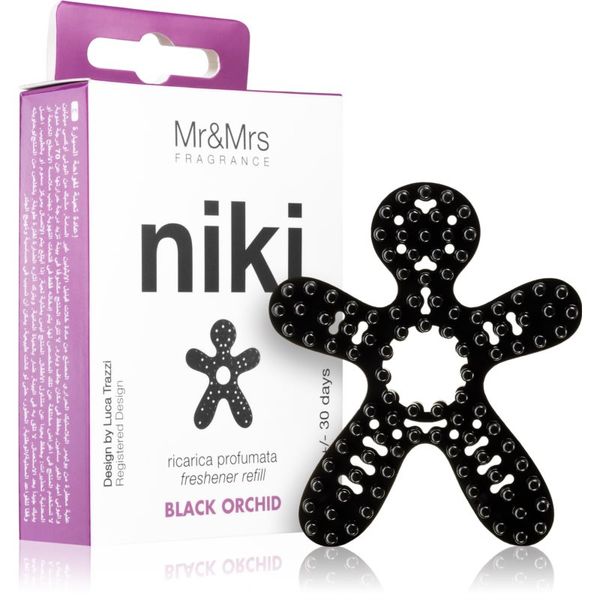 Mr & Mrs Fragrance Mr & Mrs Fragrance Niki Black Orchid dišava za avto nadomestno polnilo