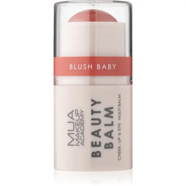 MUA Makeup Academy MUA Makeup Academy Beauty Balm kremasto rdečilo v paličici odtenek Blush Baby 4 g