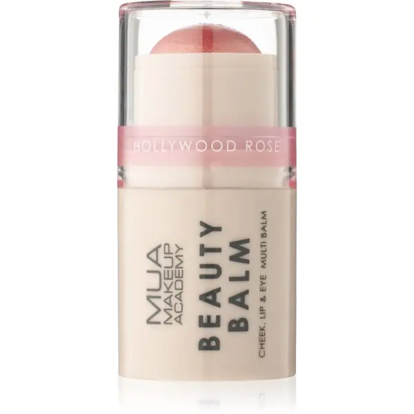 MUA Makeup Academy MUA Makeup Academy Beauty Balm kremasto rdečilo v paličici odtenek Hollywood Rose 4 g