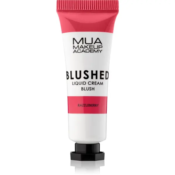 MUA Makeup Academy MUA Makeup Academy Blushed Liquid Blusher tekoče rdečilo odtenek Razzleberry 10 ml