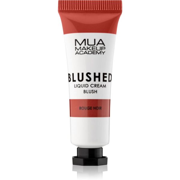 MUA Makeup Academy MUA Makeup Academy Blushed Liquid Blusher tekoče rdečilo odtenek Rouge Noir 10 ml