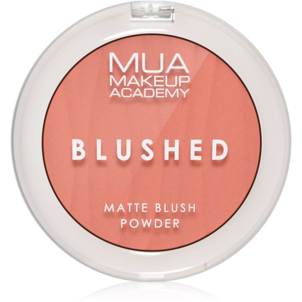 MUA Makeup Academy MUA Makeup Academy Blushed Powder Blusher pudrasto rdečilo odtenek Misty Rose 5 g