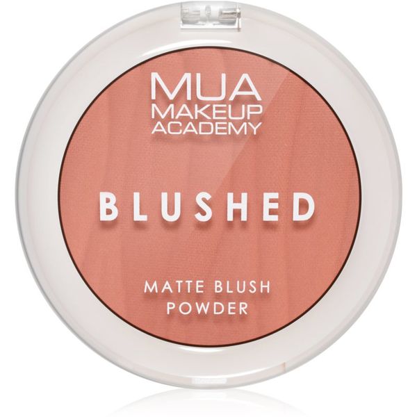 MUA Makeup Academy MUA Makeup Academy Blushed Powder Blusher pudrasto rdečilo odtenek Rose Tea 5 g