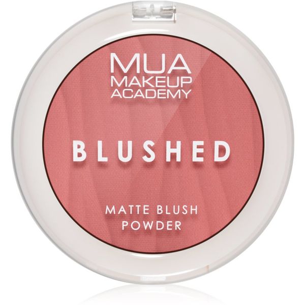 MUA Makeup Academy MUA Makeup Academy Blushed Powder Blusher pudrasto rdečilo odtenek Rouge Punch 5 g