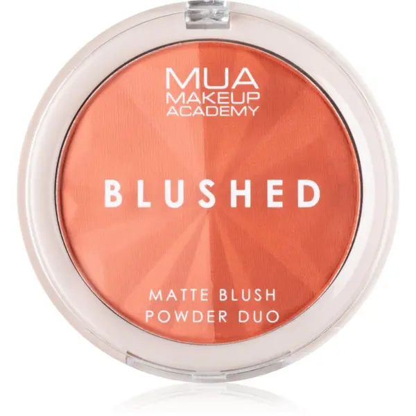 MUA Makeup Academy MUA Makeup Academy Blushed Powder Blusher rdečilo v prahu odtenek Peach Fizz 5 g