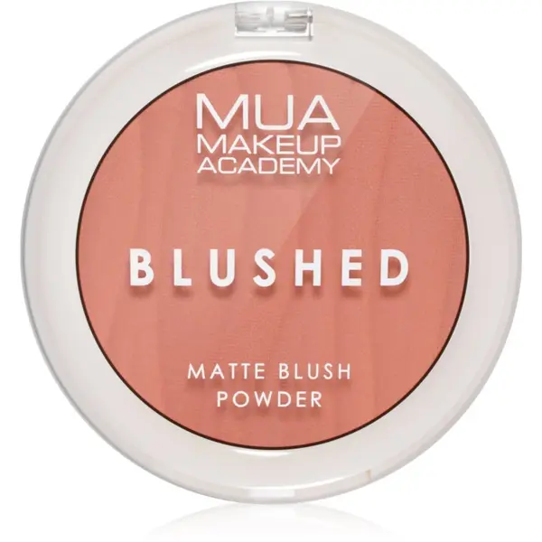 MUA Makeup Academy MUA Makeup Academy Blushed Powder Blusher rdečilo v prahu odtenek Rose Tea 5 g