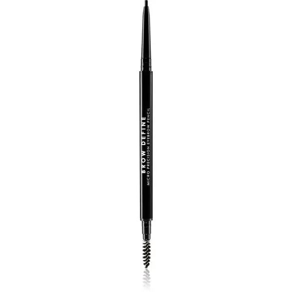 MUA Makeup Academy MUA Makeup Academy Brow Define natančni svinčnik za obrvi s krtačko odtenek Black 0.05 g
