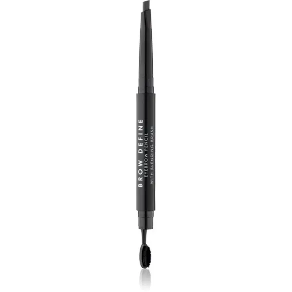 MUA Makeup Academy MUA Makeup Academy Brow Define svinčnik za obrvi s krtačko odtenek Black 0.25 g