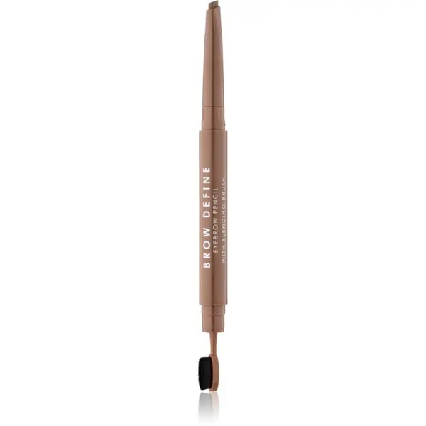 MUA Makeup Academy MUA Makeup Academy Brow Define svinčnik za obrvi s krtačko odtenek Mid Brown 0.25 g