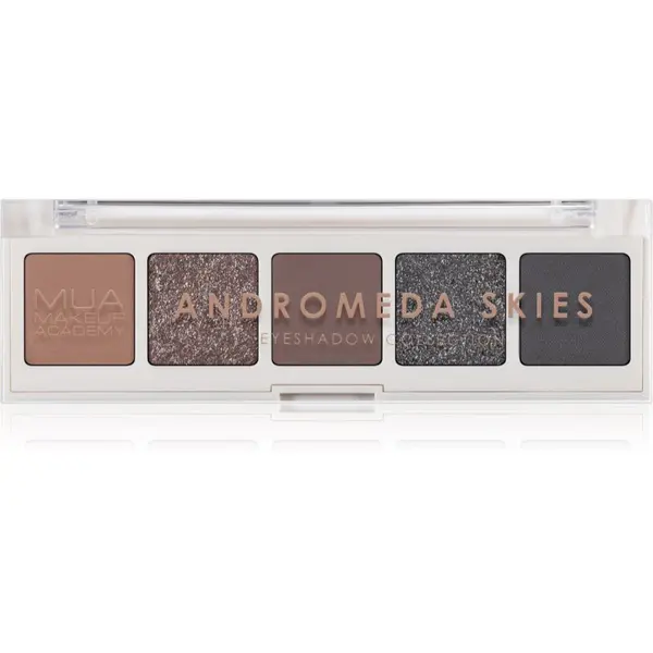 MUA Makeup Academy MUA Makeup Academy Eyeshadow Collection 5 Shade Palette paleta senčil za oči odtenek Andromeda Skies 3.8 g