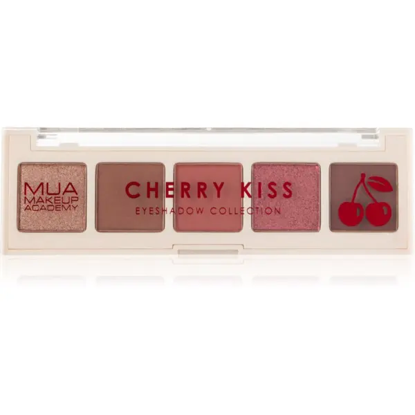 MUA Makeup Academy MUA Makeup Academy Eyeshadow Collection 5 Shade Palette paleta senčil za oči odtenek Cherry Kiss 3.8 g