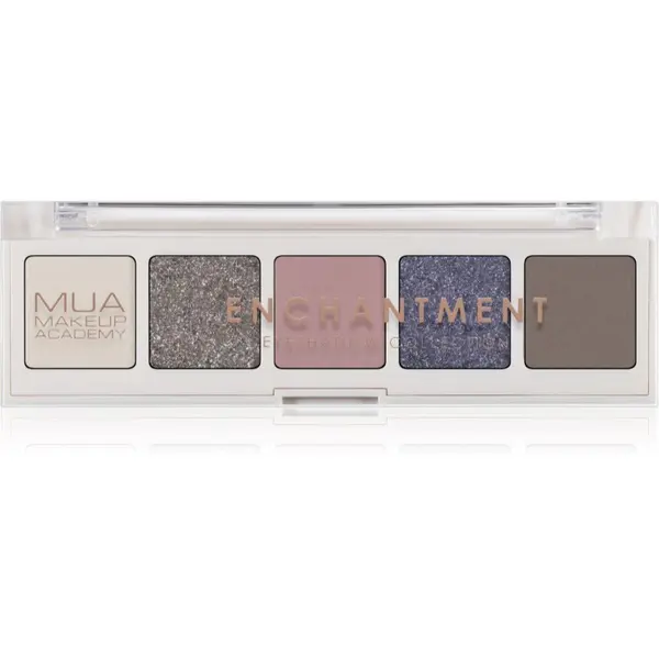 MUA Makeup Academy MUA Makeup Academy Eyeshadow Collection 5 Shade Palette paleta senčil za oči odtenek Enchantment 3.8 g
