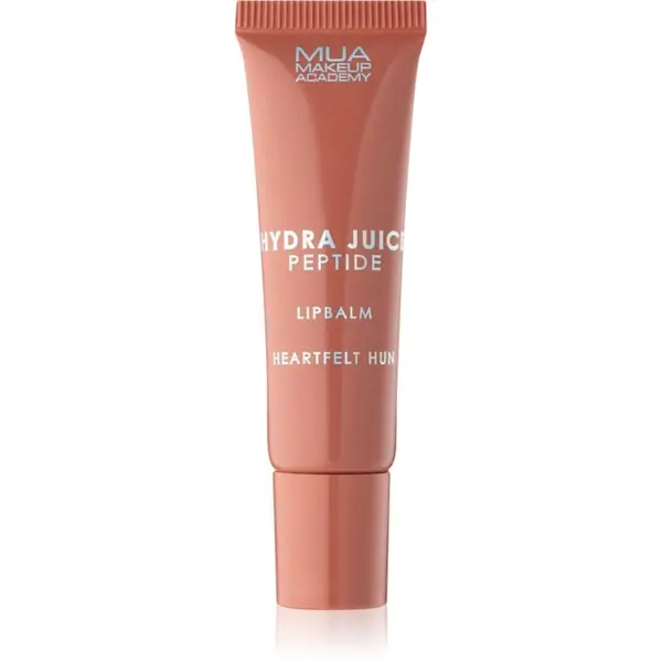 MUA Makeup Academy MUA Makeup Academy Hydra Juice Peptide Lip Balm vlažilni balzam za ustnice za sijaj dišave Heartfelt Hun (Honey) 10 ml