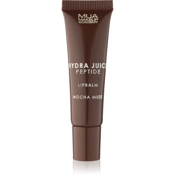 MUA Makeup Academy MUA Makeup Academy Hydra Juice Peptide Lip Balm vlažilni balzam za ustnice za sijaj dišave Mocha Muse 10 ml