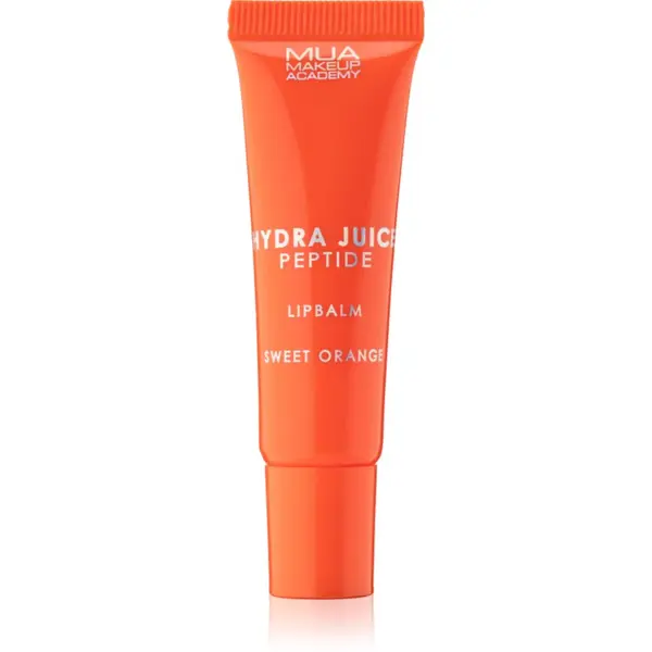 MUA Makeup Academy MUA Makeup Academy Hydra Juice Peptide Lip Balm vlažilni balzam za ustnice za sijaj dišave Sweet Orange 10 ml