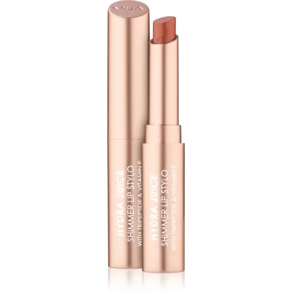MUA Makeup Academy MUA Makeup Academy Hydra Juice Peptide Shimmer Lip Stylo bleščeča šminka s hranilnim učinkom odtenek Caramel Glaze 1.5 g