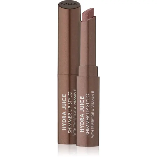 MUA Makeup Academy MUA Makeup Academy Hydra Juice Peptide Shimmer Lip Stylo bleščeča šminka s hranilnim učinkom odtenek Mocha Muse 1.5 g