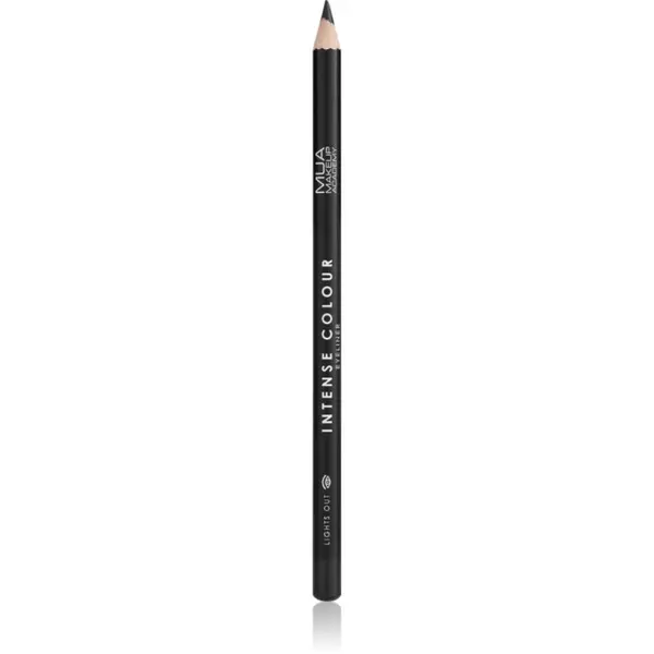 MUA Makeup Academy MUA Makeup Academy Intense Colour svinčnik za oči z intenzivno barvo odtenek Lights Out 1.5 g