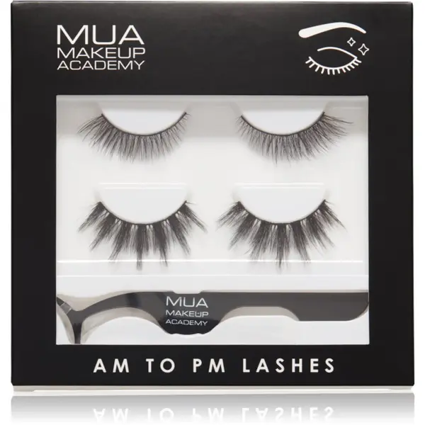 MUA Makeup Academy MUA Makeup Academy Lashes Am To Pm umetne trepalnice 2 par