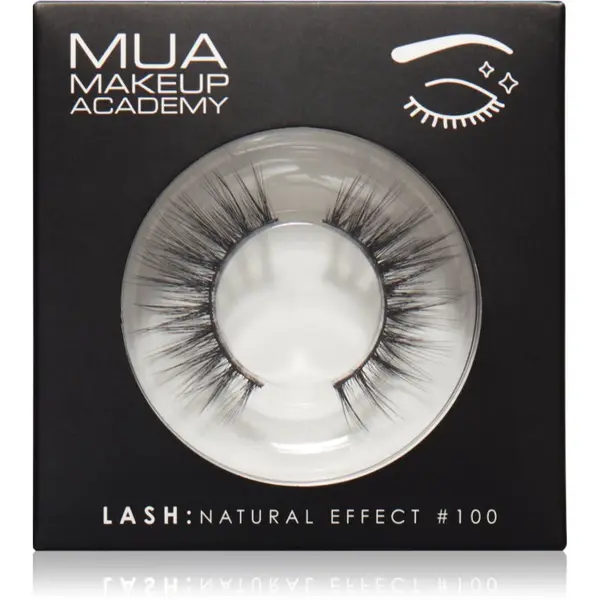 MUA Makeup Academy MUA Makeup Academy Lashes Natural Effect umetne trepalnice vrsta #100 1 par