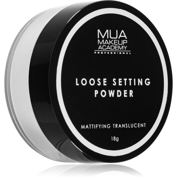 MUA Makeup Academy MUA Makeup Academy Matte transparentni puder v prahu za mat videz 16 g