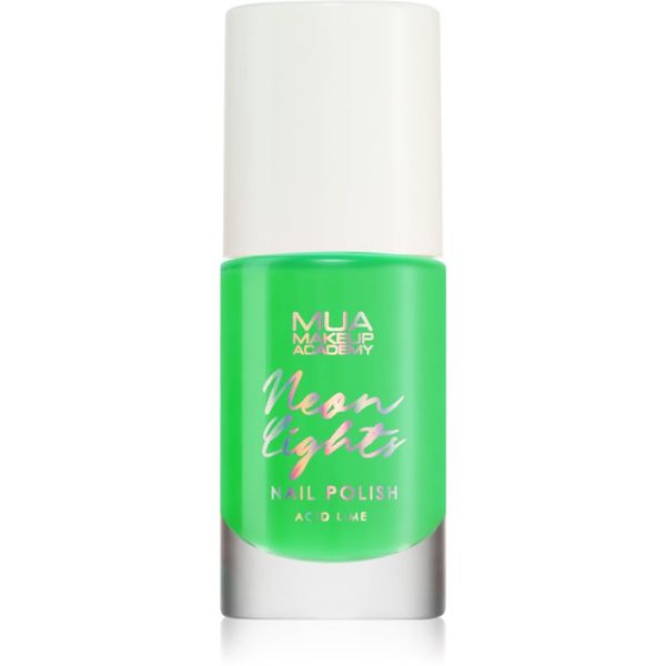 MUA Makeup Academy MUA Makeup Academy Neon Lights neonski lak za nohte odtenek Acid Lime 8 ml