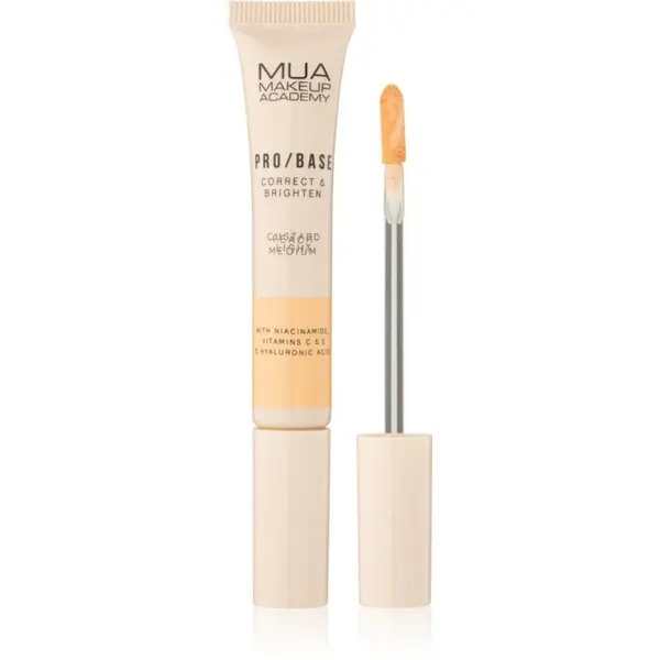 MUA Makeup Academy MUA Makeup Academy PRO/BASE Colour Corrector korektor in osvetljevalec odtenek Correct & Brighten – Peach Medium 10 ml