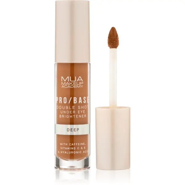 MUA Makeup Academy MUA Makeup Academy PRO/BASE Double Shot osvetljevalec za oči s kofeinom odtenek Deep 5 ml