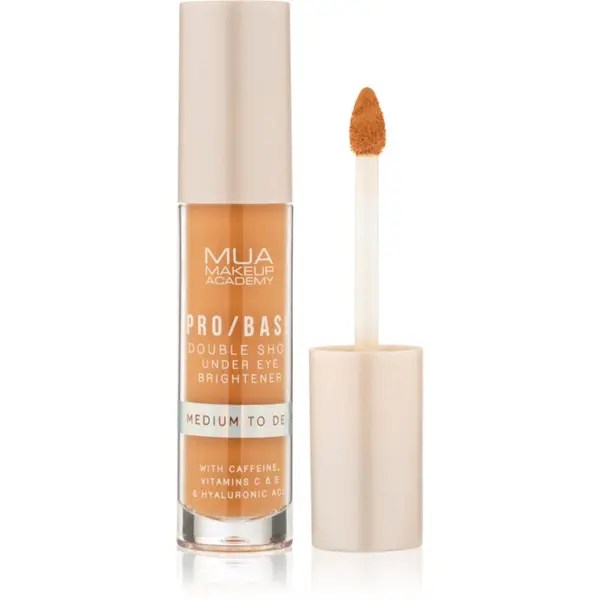 MUA Makeup Academy MUA Makeup Academy PRO/BASE Double Shot osvetljevalec za oči s kofeinom odtenek Medium to Deep 5 ml