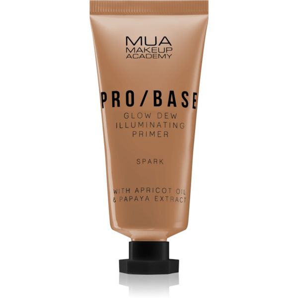 MUA Makeup Academy MUA Makeup Academy PRO/BASE Glow Dew posvetlitvena podlaga odtenek Spark 30 ml