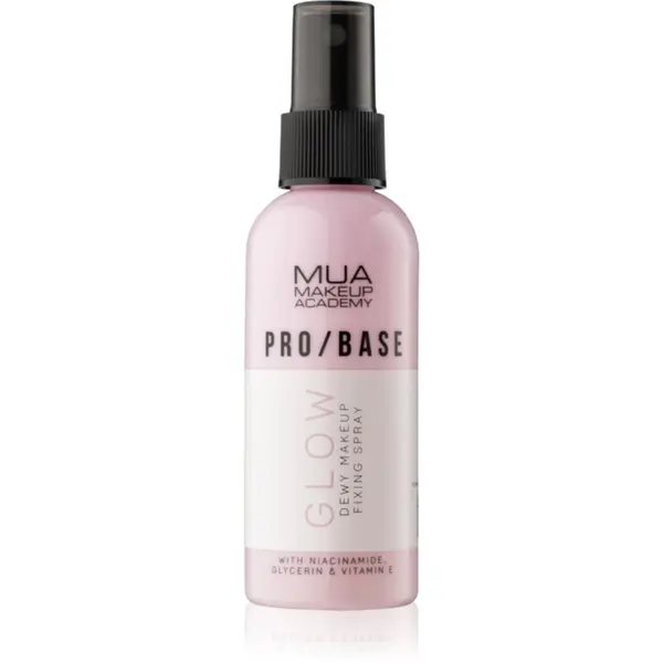 MUA Makeup Academy MUA Makeup Academy PRO/BASE Glow Dew pršilo za fiksiranje make-upa 70 ml