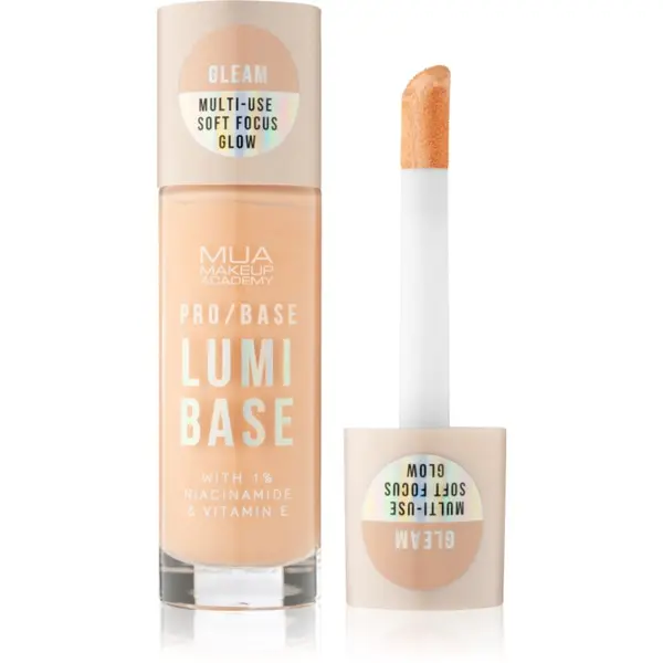 MUA Makeup Academy MUA Makeup Academy PRO/BASE Lumi Base posvetlitvena podlaga za ličila (primer) odtenek Gleam (Cool) 33 ml
