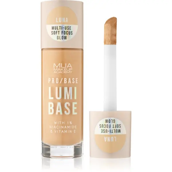 MUA Makeup Academy MUA Makeup Academy PRO/BASE Lumi Base posvetlitvena podlaga za ličila (primer) odtenek Luna (Cool) 33 ml