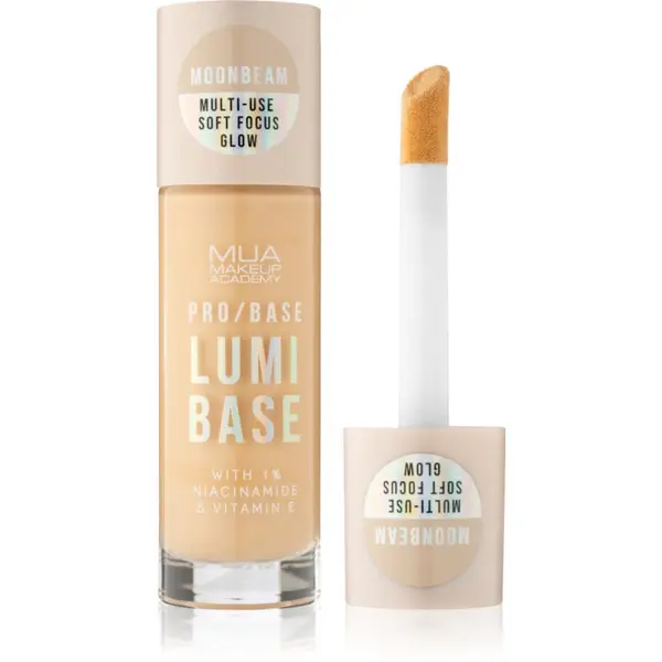 MUA Makeup Academy MUA Makeup Academy PRO/BASE Lumi Base posvetlitvena podlaga za ličila (primer) odtenek Moonbeam (Neutral) 33 ml