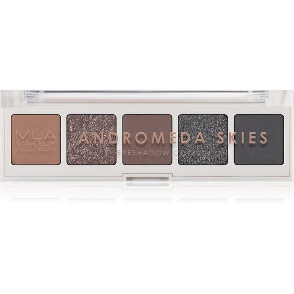 MUA Makeup Academy MUA Makeup Academy Professional 5 Shade Palette paleta senčil za oči odtenek Andromeda Skies 3,8 g