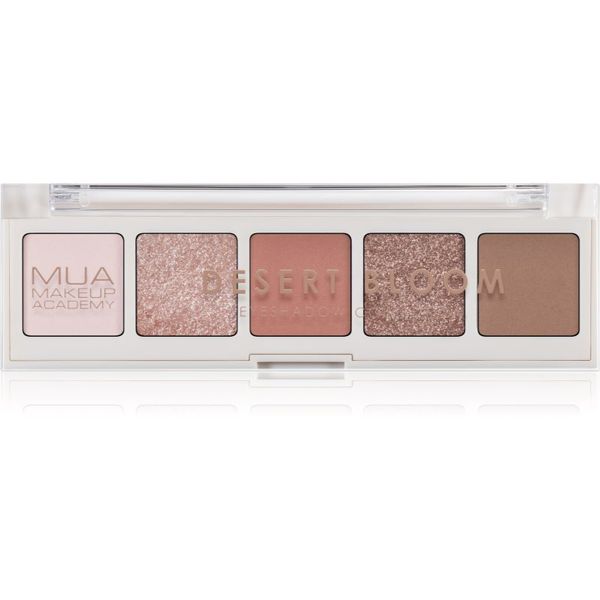 MUA Makeup Academy MUA Makeup Academy Professional 5 Shade Palette paleta senčil za oči odtenek Desert Bloom 3,8 g