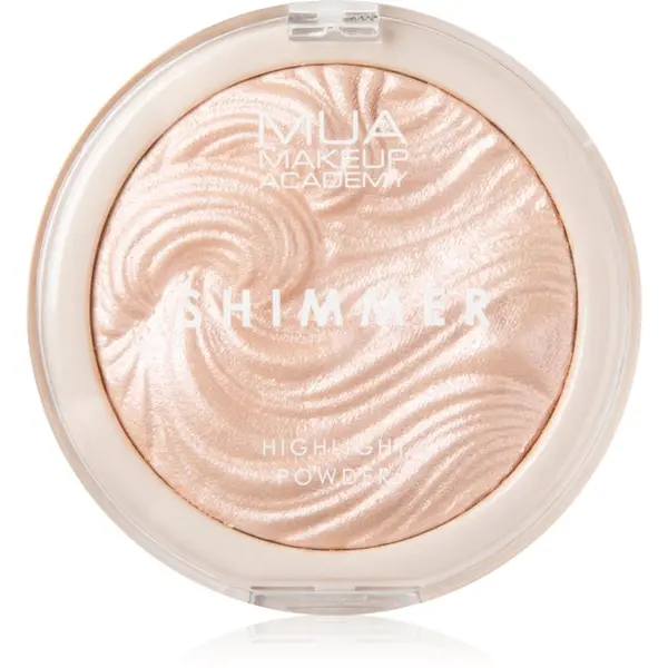 MUA Makeup Academy MUA Makeup Academy Shimmer kompaktni pudrasti osvetljevalec odtenek Pink Shimmer 8 g