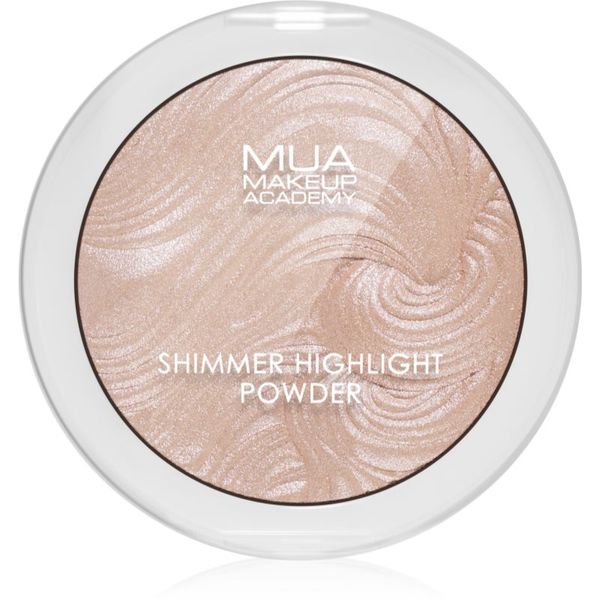 MUA Makeup Academy MUA Makeup Academy Shimmer kompaktni pudrasti osvetljevalec odtenek Pink Shimmer 8 g