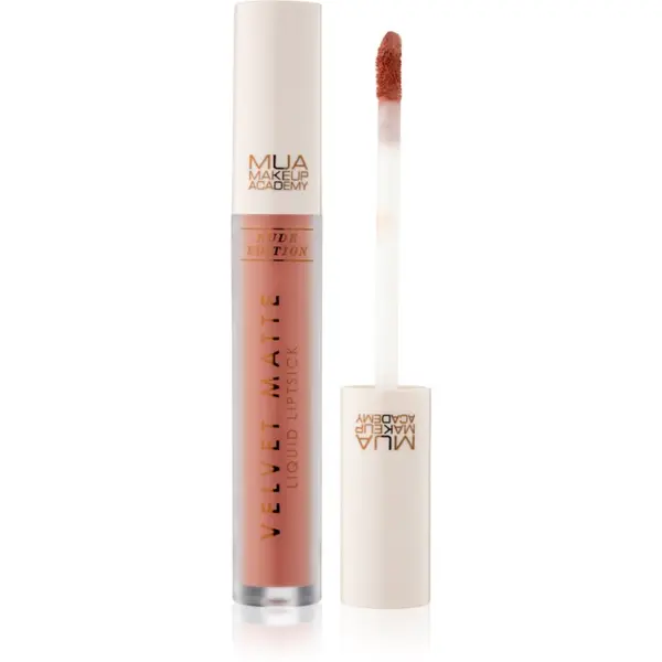 MUA Makeup Academy MUA Makeup Academy Velvet Matte Nude Edition mat tekoča šminka odtenek Cashmere 3 ml