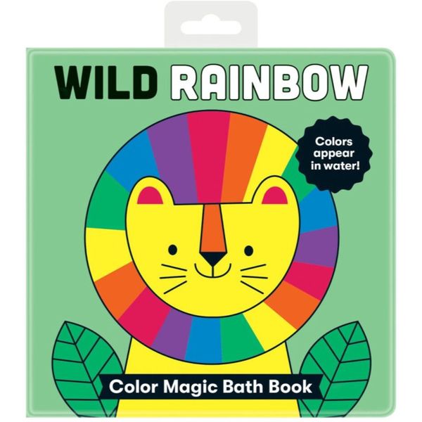 Mudpuppy Mudpuppy Color Magic Bath Book Wild Rainbow knjiga za v vodo 0+ y 1 kos