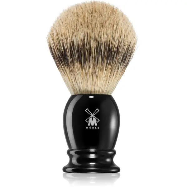 Mühle Mühle CLASSIC Silvertip Black čopič za britje iz dlake jazbeca srednja 1 kos