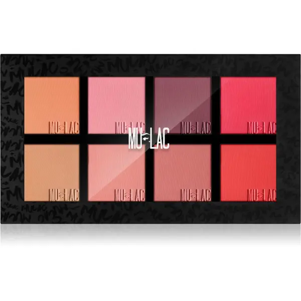 Mulac Cosmetics Mulac Cosmetics Moody Blushes paleta rdečil 8x6 g