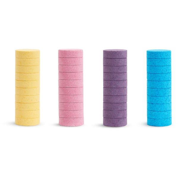 Munchkin Munchkin Color Buddies barvne šumeče tablete za v kopel 24 m+ 40 kos