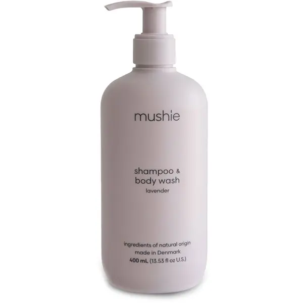 Mushie Mushie Organic Baby gel za prhanje in šampon 2v1 za otroke Lavender 400 ml